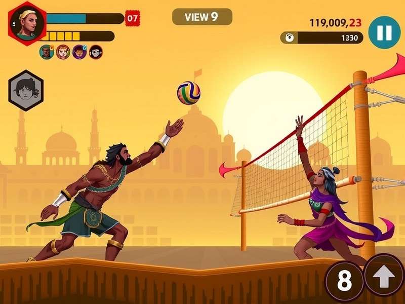 Mahal Volley Warrior Gameplay Screenshot